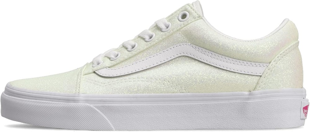 Vans Old Skool Glitter Sneakers UV Pink White Unisex Size M5.5W7