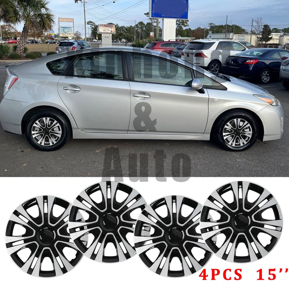 2010-2015 Toyota Prius 15-Inch Hubcaps for Steel Wheels