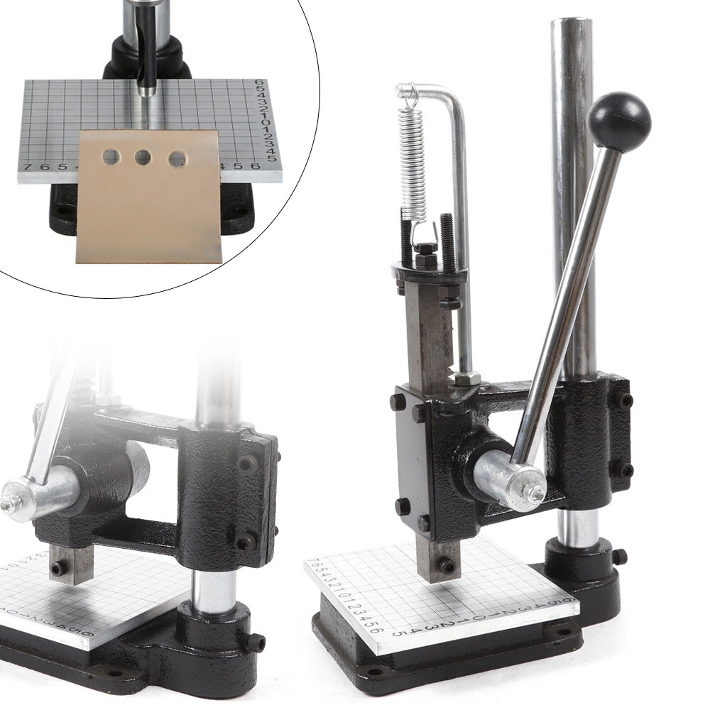 Leather Craft Imprinting Machine DIY Embossing Press Leather Stamp Punching Tool