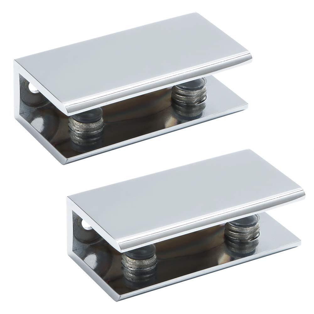 Glass Shelf Bracket Adjustable Shower Bracketsheavy Duty Rectangle Clamp Holder