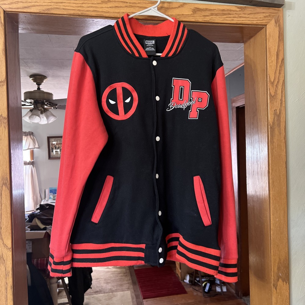 Deadpool Letterman Varsity Jacket, Large