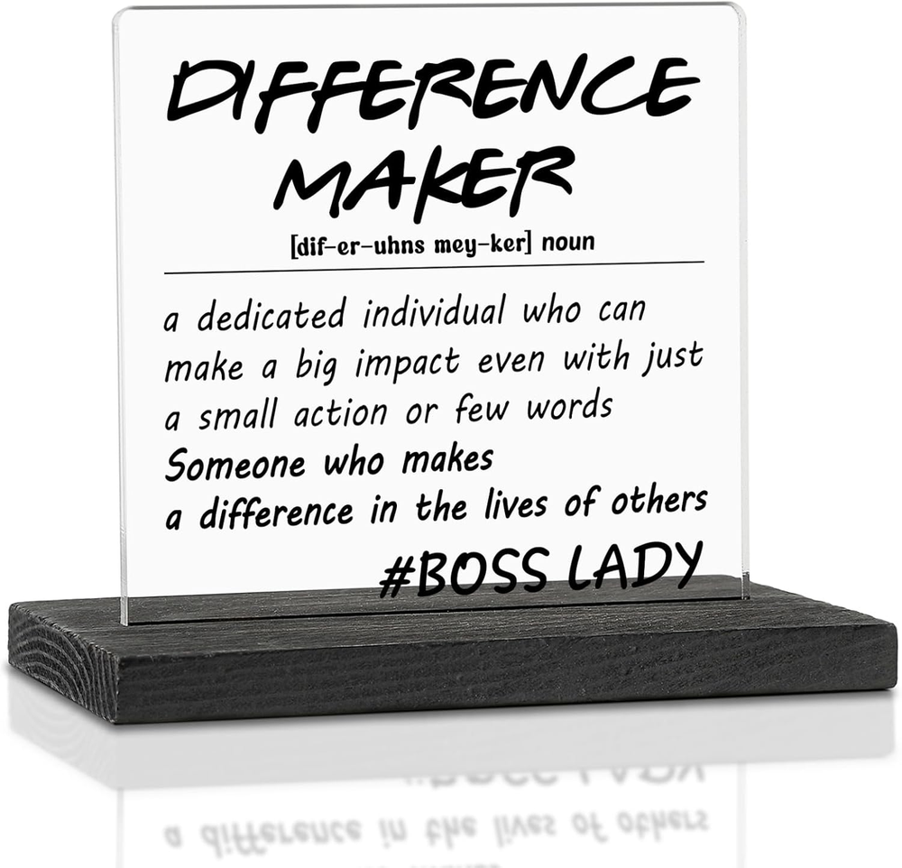 Boss Lady Thank You Gifts for Women, Boss Lady Appreciation Gifts for Women Men,