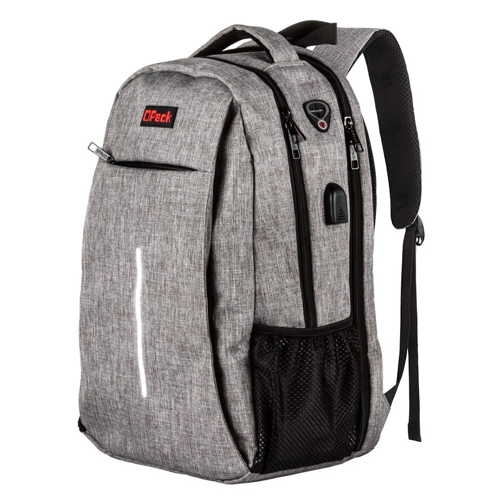Slim Anti-Theft Travel Laptop Backpack with RFID Blocking & Durable Design