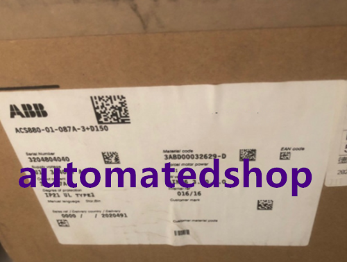 ABB inverter ACS880-01-087A-3+D150 Brand new fedex or DHL
