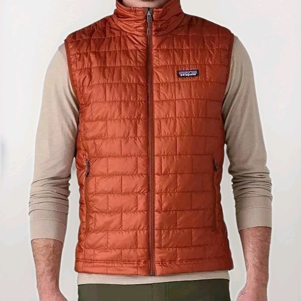 Patagonia Nano Puff Jacket Vest Men's XSmall Metric Orange