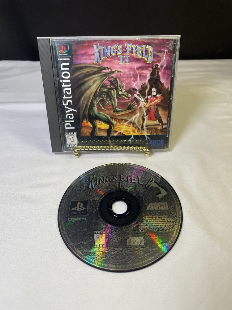 Kings Field II 2 Sony PlayStation 1, PS1 w/ Manual - Tested And Working!