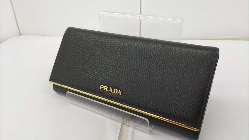 Prada 1Mh132 Long Leather Wallet for Women
