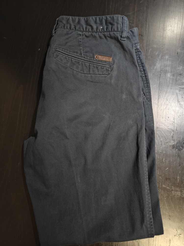 NN07 Marco 1001 Mens Chino Pants W36 L32 Blue Trousers Slim Fit Tapered Stretch