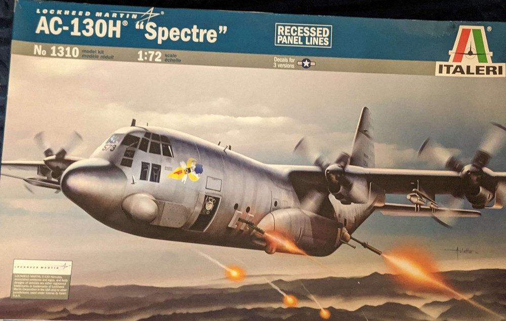 Italeri 1/72 AC - 130H SPECTRE No 1310