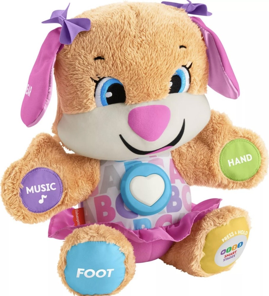 Fisher-Price  Laugh & Learn Smart Stages Sis Musical Plush with Lights & Phrases