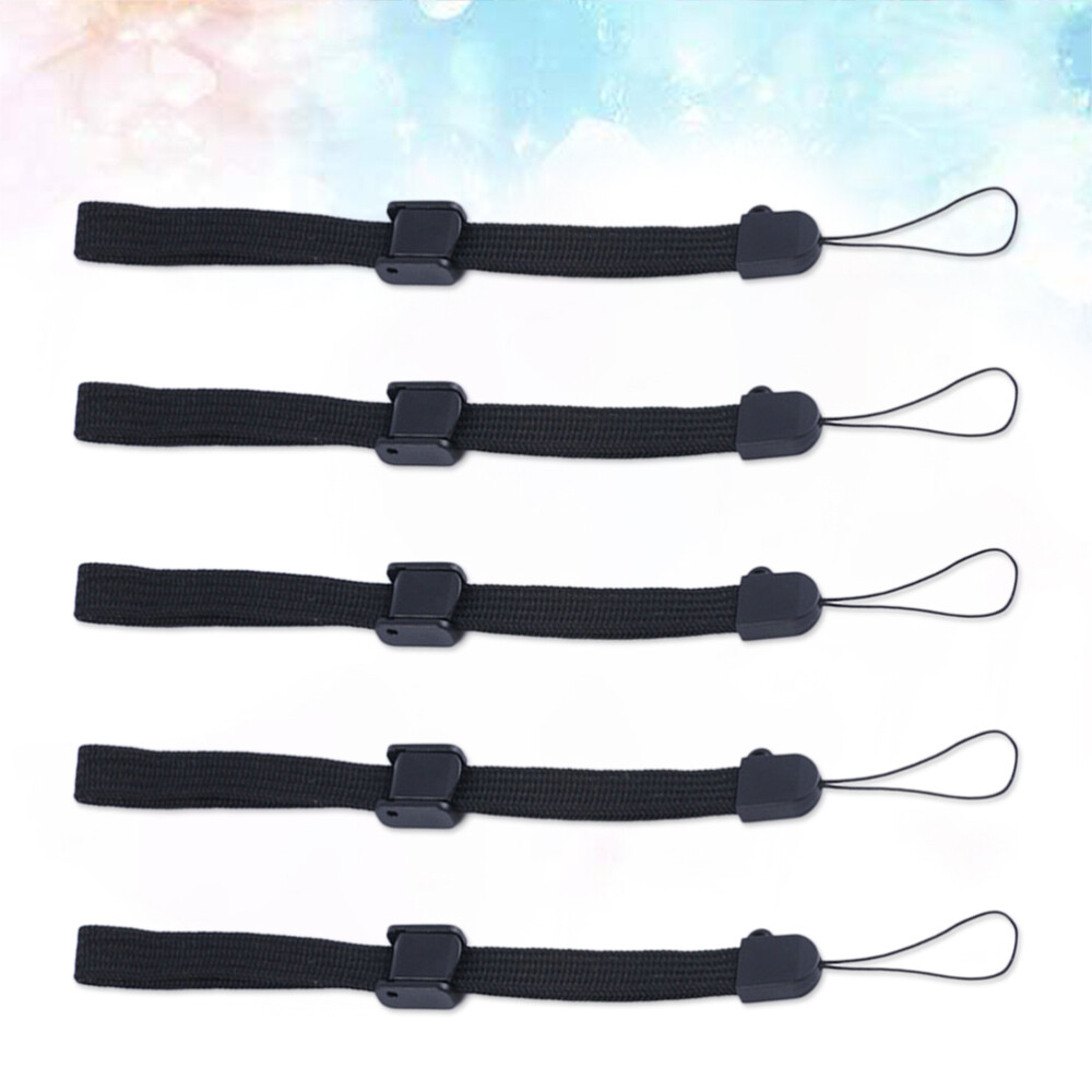 5 PCS Whistles Strap for Telephone Lanyard Carrying Case Cord