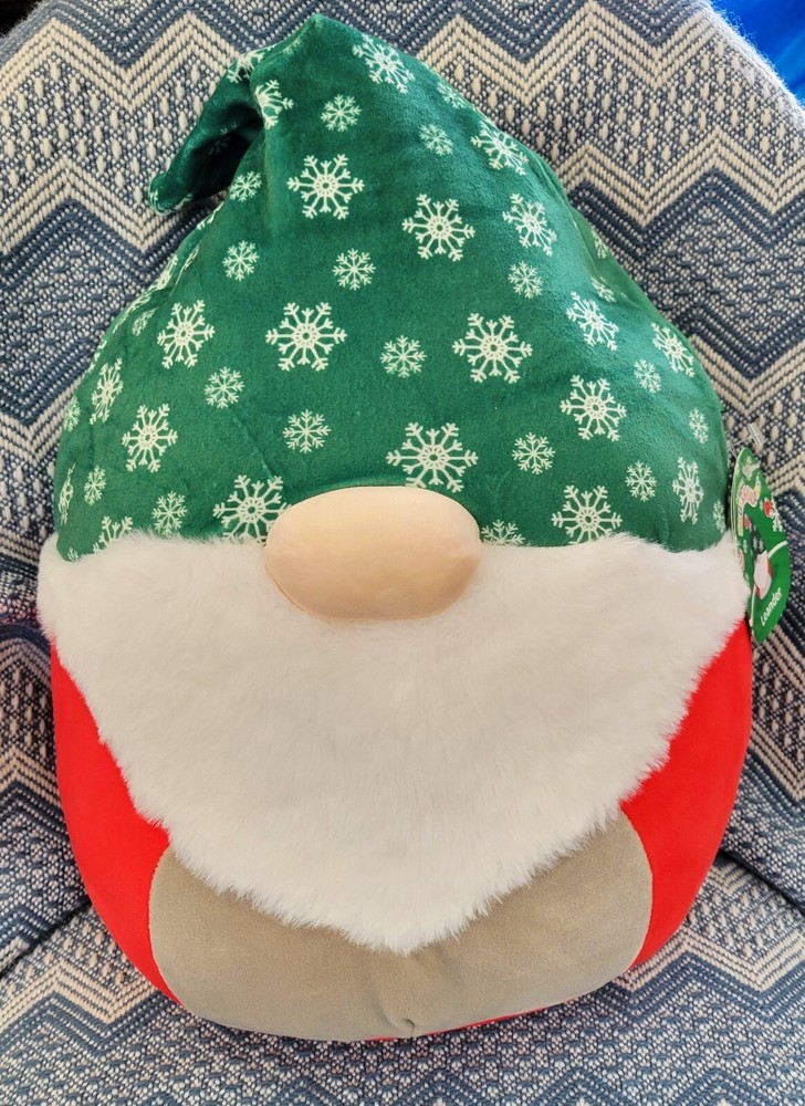 Squishmallows 14 Inch Gnome Guri Holiday Christmas Plush Stuffed Toy