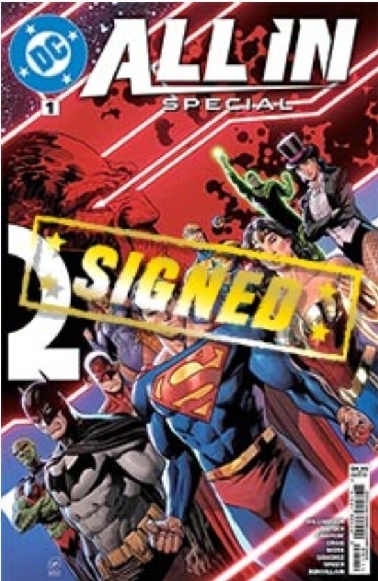 PRESALE DC All In Special #1 SIGNED by Scott Snyder 1st Print 1st Appearances-image
