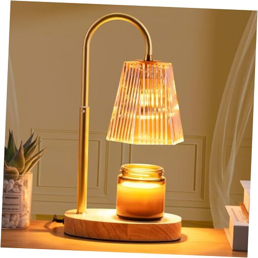 Adjustable Height Candle Warmer Lamp with Timer for Safe Flameless Melting