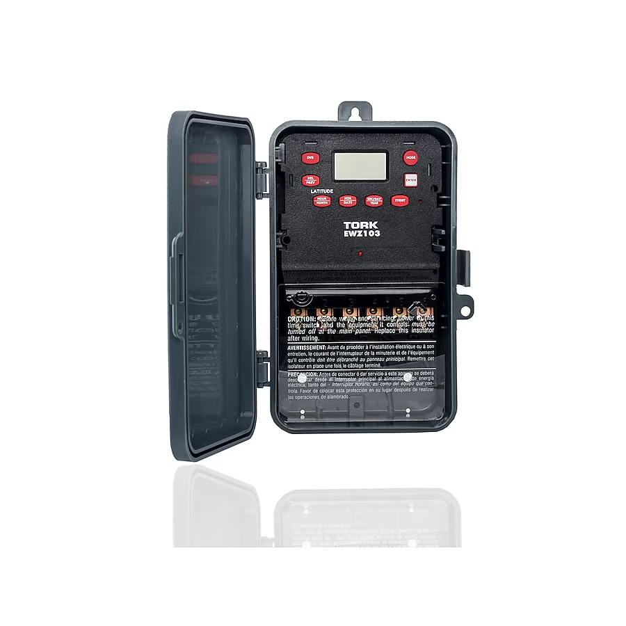 TORK Series Control Astronomic 7 Day Time Switch 120-277 VAC EWZ103.OPEN BOX NEW