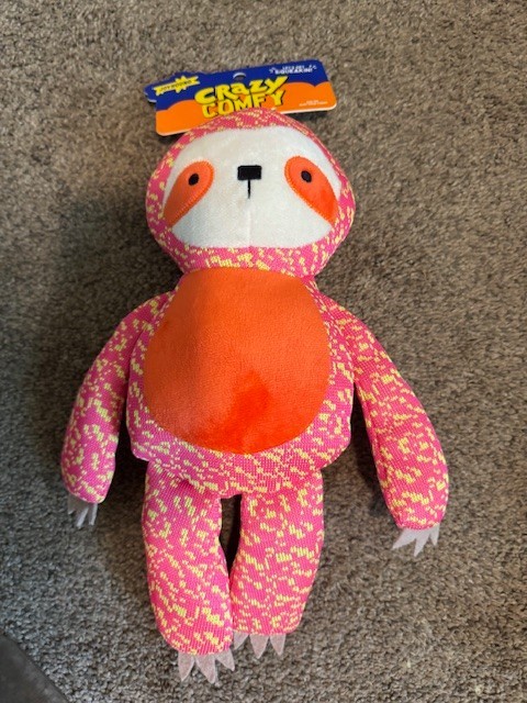 Joyhound Crazy Comfy Sloth Dog Toy 13in Supports Charity  