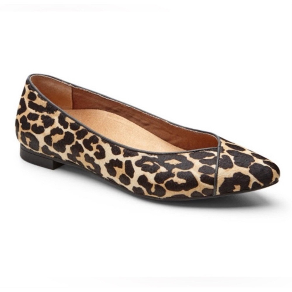Vionic Caballo Leopard Print Slip-On Comfort Flats