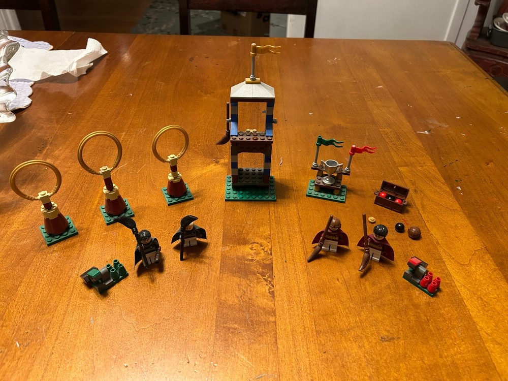 LEGO Harry Potter Quidditch Match 4737 Mostly Complete Set  