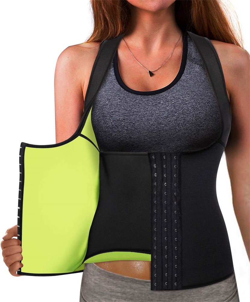 Best Neoprene Waist Trainer Corset for Weight Loss & Workouts Sweat Vest Body Shaper
