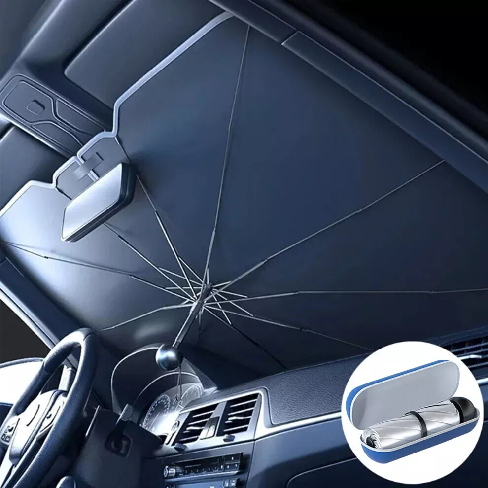 Universal Foldable Sunshade Umbrella Windshield Visor Cover for Cars