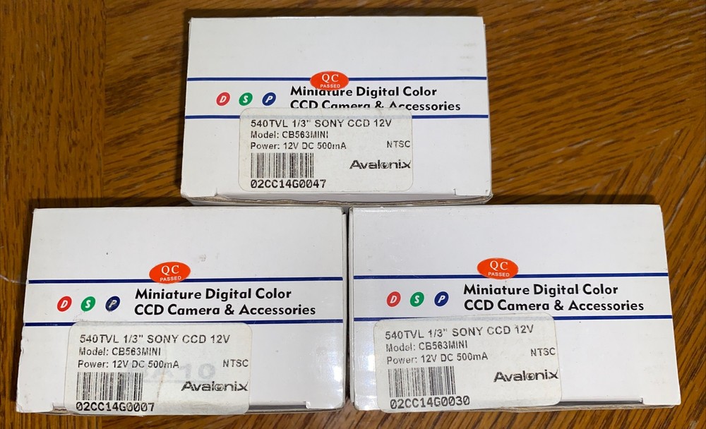 Miniature Digital Color CCD Camera & Accessories