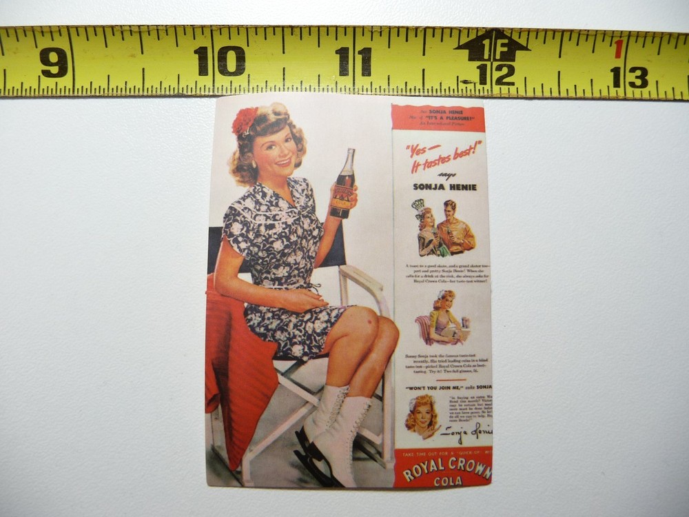 FUN OLD AD ADVERTISEMENT SOFT DRINK SODA DECAL STICKER FOOD