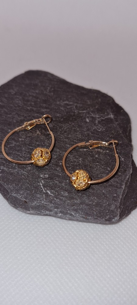 Gold Hoop Earrings for Women - Classic Circle Dangle Studs  