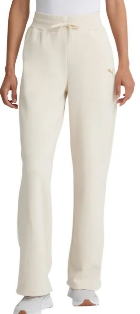 Puma Ladies' Fleece Straight Leg Pants, Tan, Size XXL