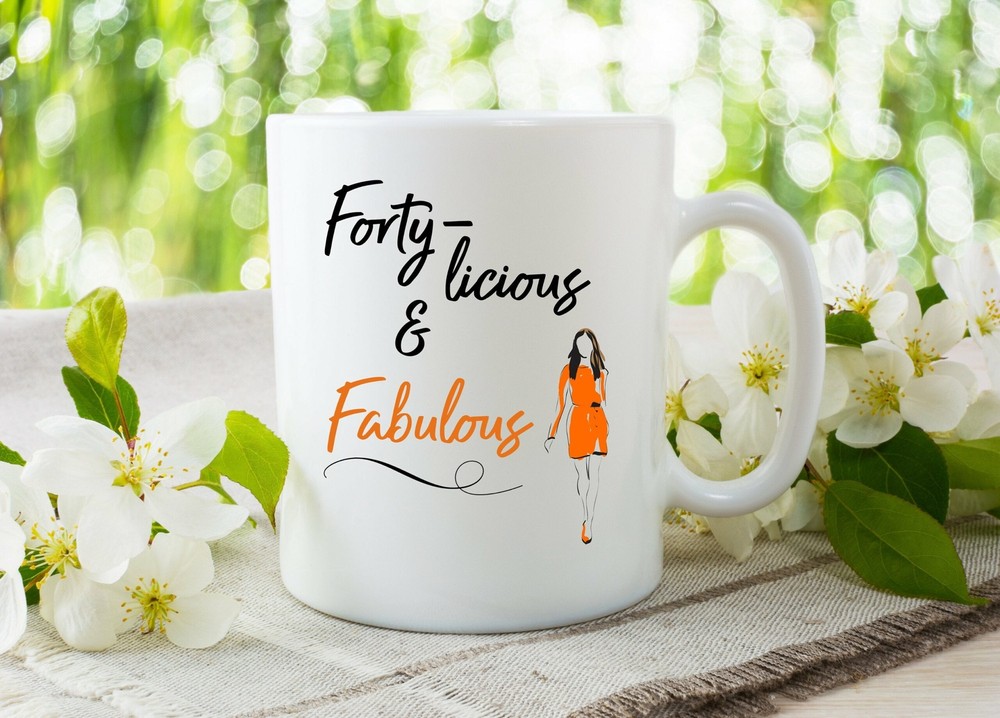 40th Birthday Gift for Women - Fortylicious Turning 40 Present Idea  