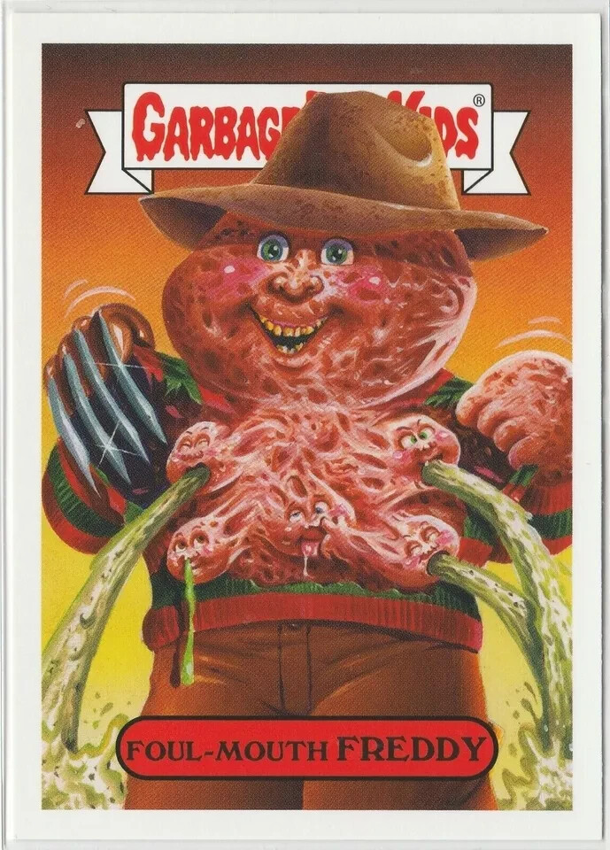 Foul-Mouth Freddy #10b Garbage Pail Kids GPK 2019 Revenge of Oh the Horror-ible