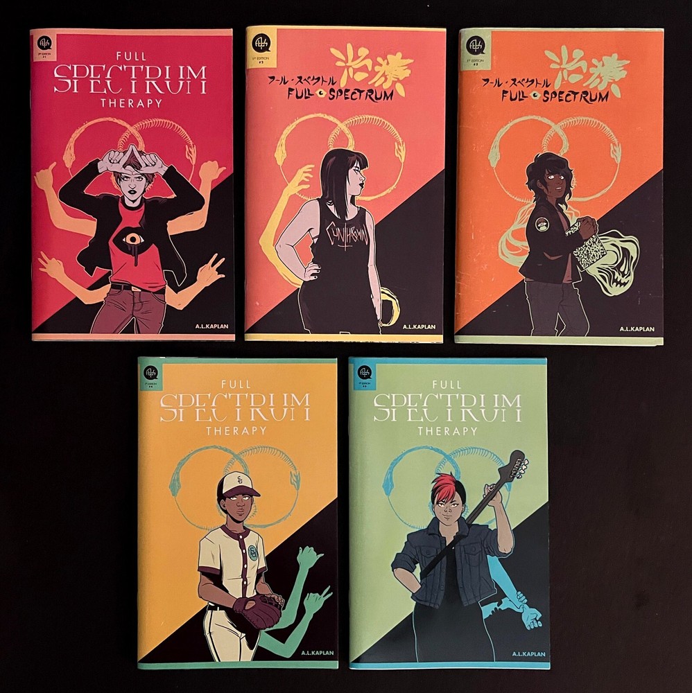 Full Spectrum Therapy 1-5 by A.L. Kaplan Rare LGBTQ Indie 2015-image