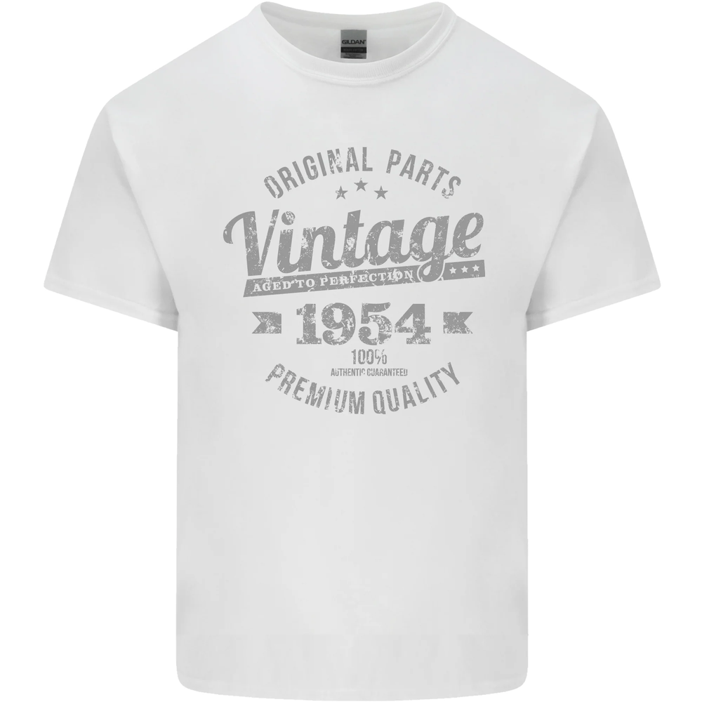 Vintage Year 70th Birthday 1954 Mens Cotton T-Shirt Tee Top