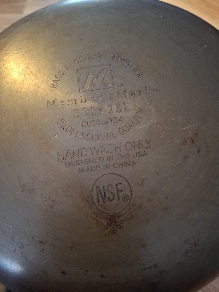 Members Mark 3qt Stainless Steel Cooking Pot Without Lid  -image