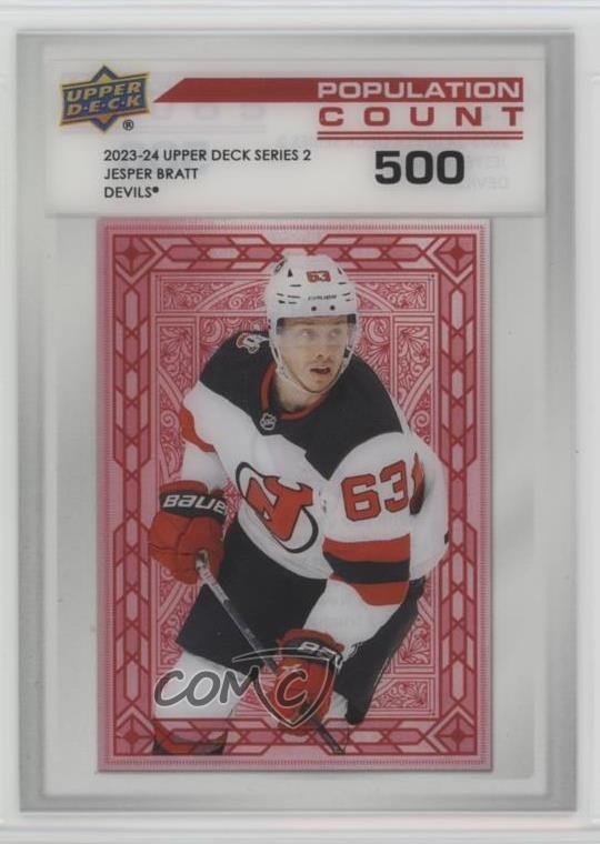 2023-24 Upper Deck Series 2 Jesper Bratt #PC-59 Limited to 500