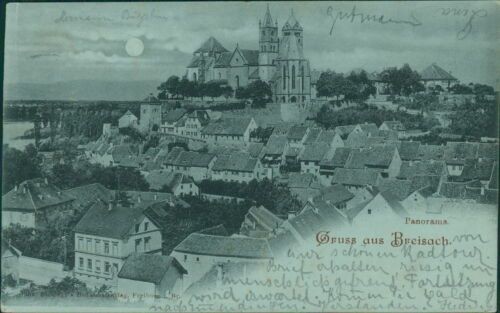 Ansichtskarte Breisach Vollmondkarte Panorama 1898  (Nr.9489)