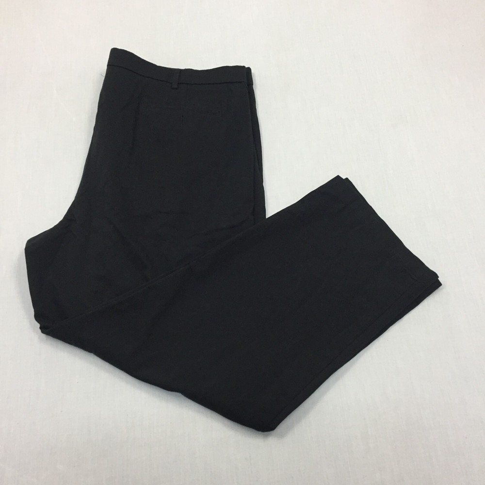 Dockers Chino Trousers Cotton Pants Straight Fit Mens Size 42W 30L Black