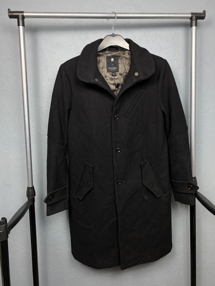 G Star Raw Womens Empral Wool Trench Coat Jacket Size S