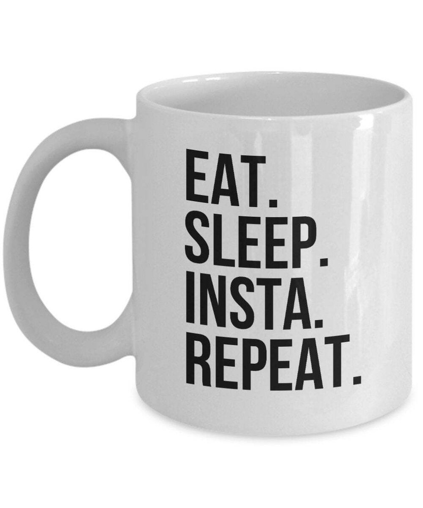 Instagram Lady Funny Mom Gift Coffee Mug Instagram Posts Instagram Ideas