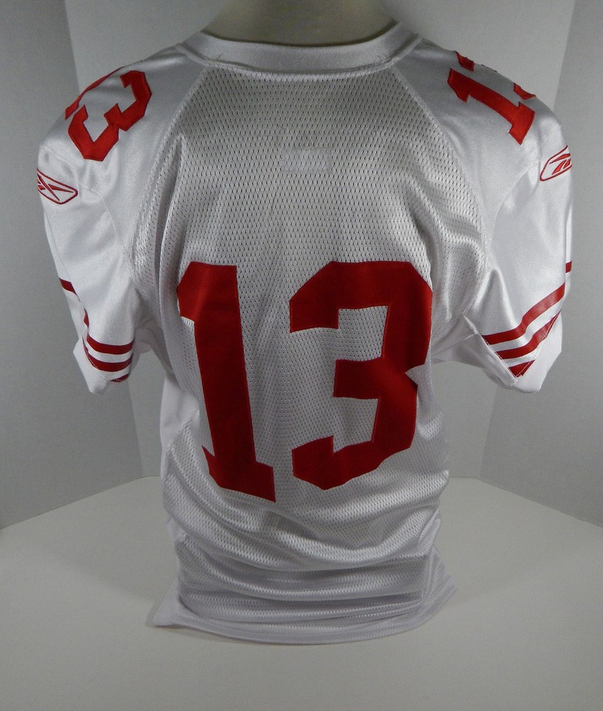 2010 San Francisco 49ers #13 Game Issued White Jersey DP06178