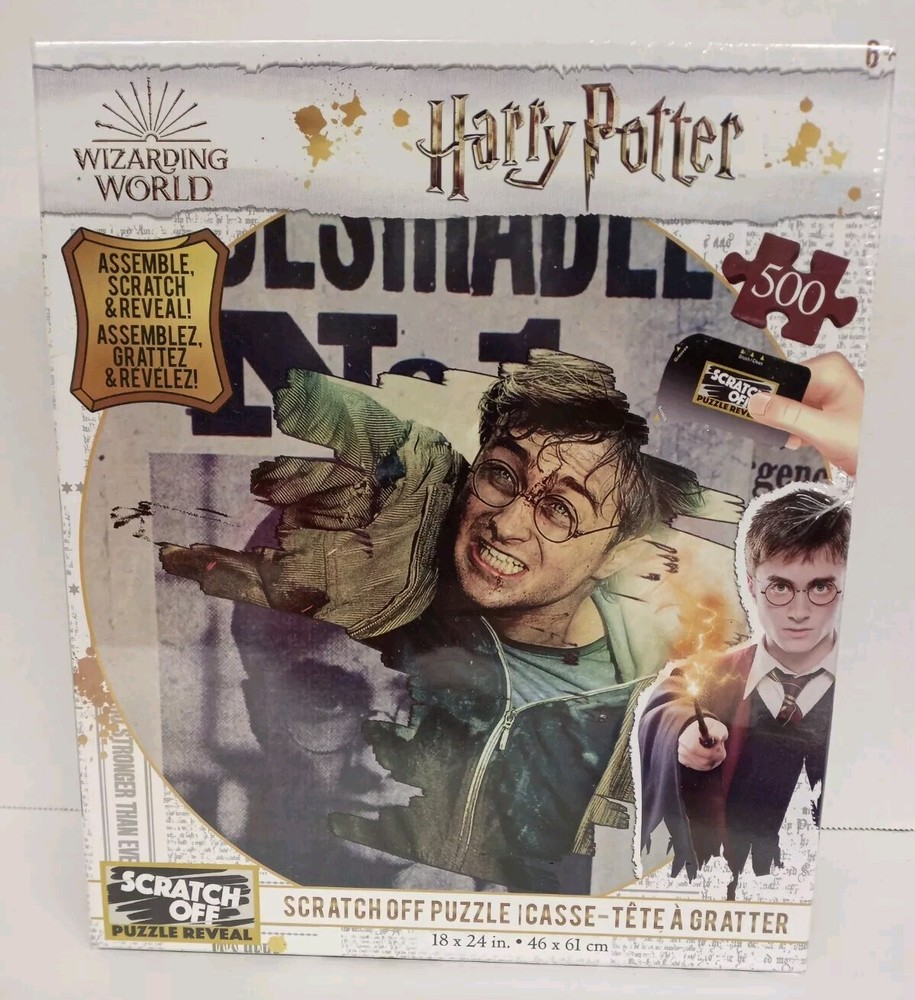 Harry Potter 500-Piece Wizarding World Puzzle Day to Night Scratch-Off 2020 Edition