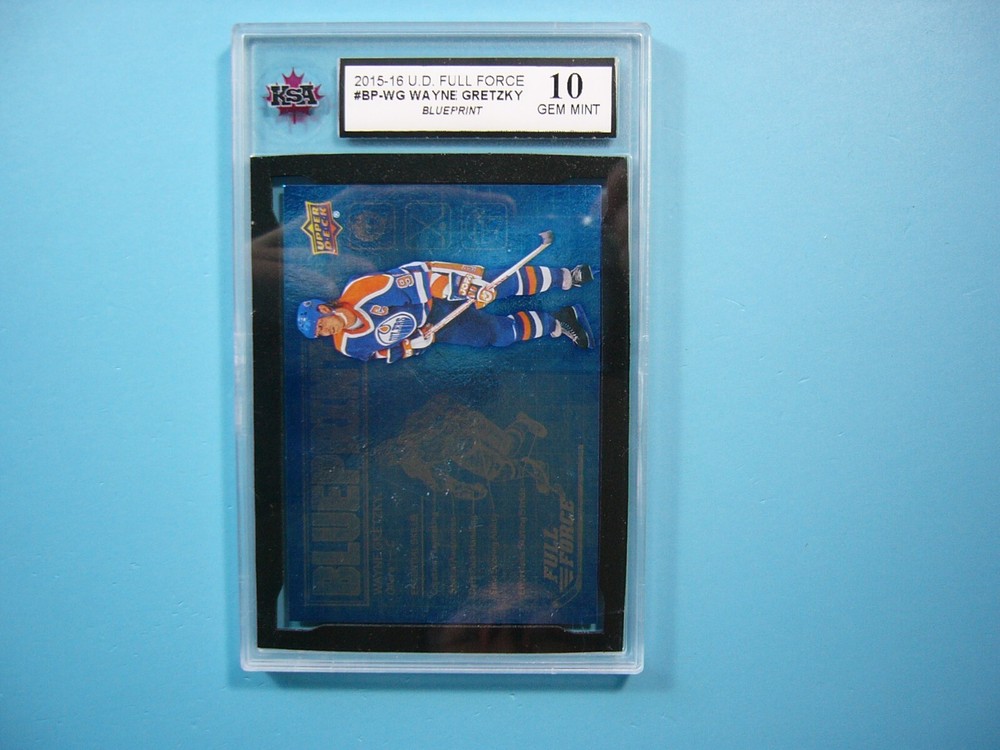 2015-16 Upper Deck Full Force Blueprint Wayne Gretzky KSA 10 Hockey Card