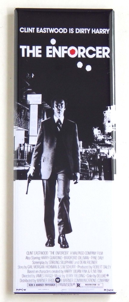 The Enforcer FRIDGE MAGNET (1.5 x 4.5 inches) insert movie poster dirty harry