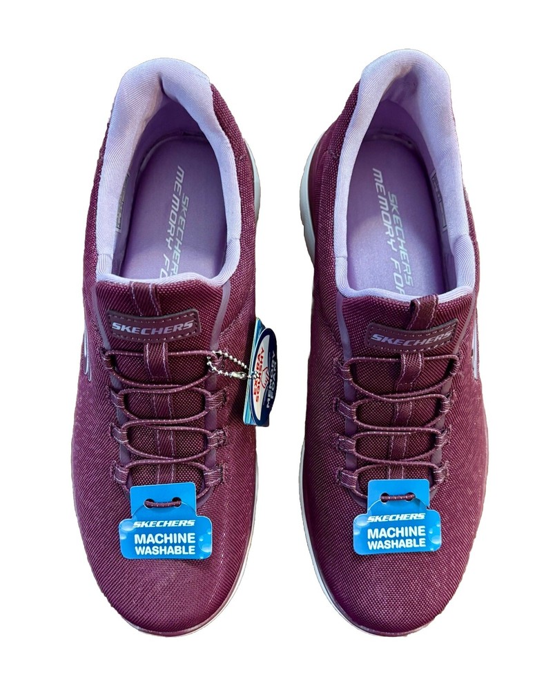 NEW Women’s Skechers Summits Gleaming Dream Plum/Lavender Sneakers, Size 10