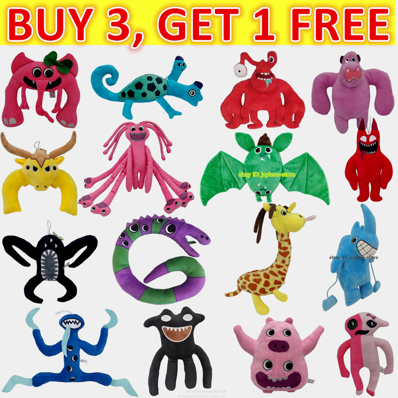 Plush Characters Kids Game Monster Stuffed Plushies Doll Toys