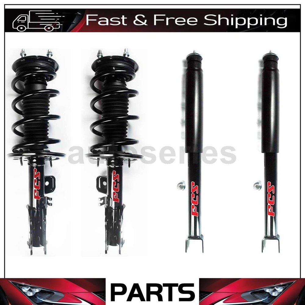 Front Struts w/ Coil Spring Rear Shocks Fits 2013 Ford Police Interceptor Sedan