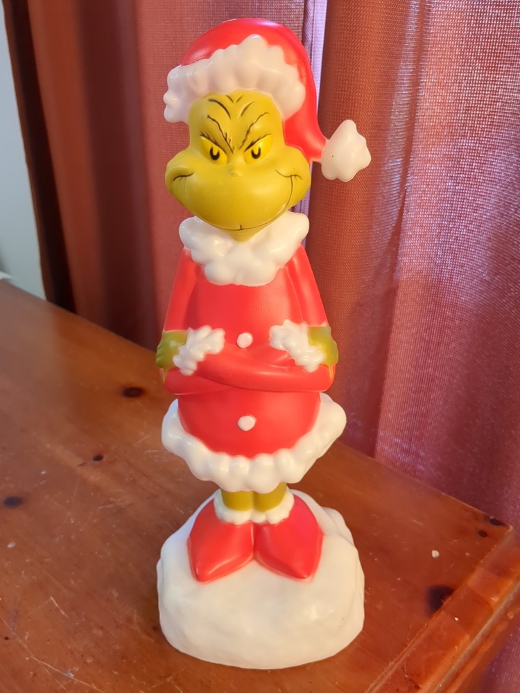 Dr Seuss Grinch Light-Up 14-Inch Tabletop Decor for Christmas