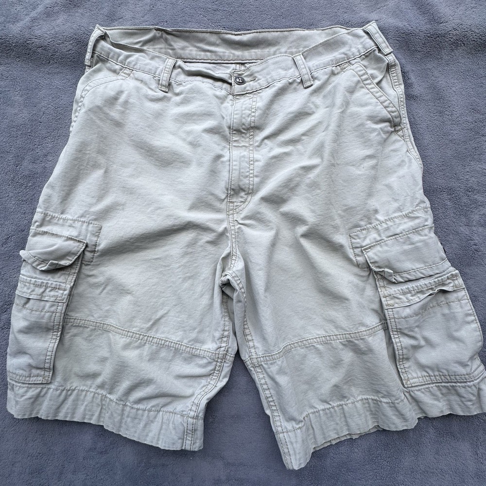 Levi's Cargo Shorts Mens 40 Beige Outdoor Casual Cotton Tan Utility
