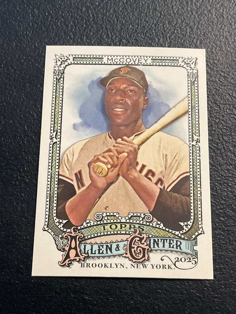 2025 Topps Allen & Ginter Short Print SP #302 Willie McCovey, San Francisco Gian