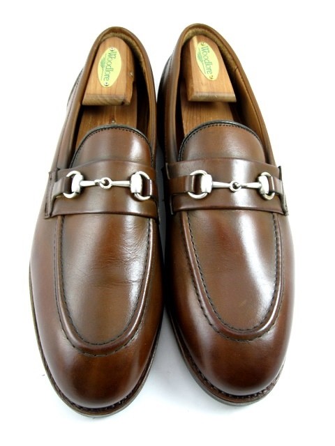 Allen Edmonds Randolph Leather Penny Loafers Size 9D Chili Worn Once 616N