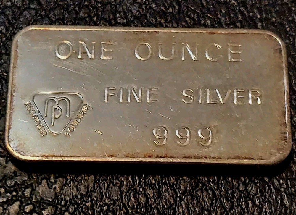 Vintage Swiss Bank Corporation  .999 Fine Silver  1 Oz Bar Stackable